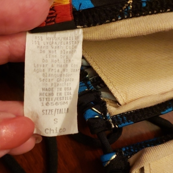 HOT Beach USA Triangle Bikini Top Small - Picture 4 of 8